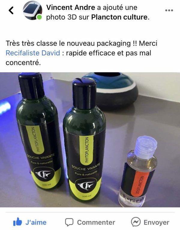 bouteille de phytoplancton