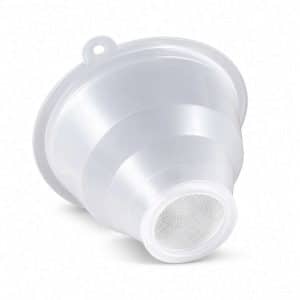 Entonnoir blanc recolte phytoplancton 90 micron