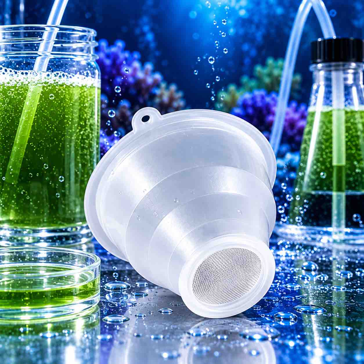 Matériel pour culture de phytoplancton et zooplancton marin