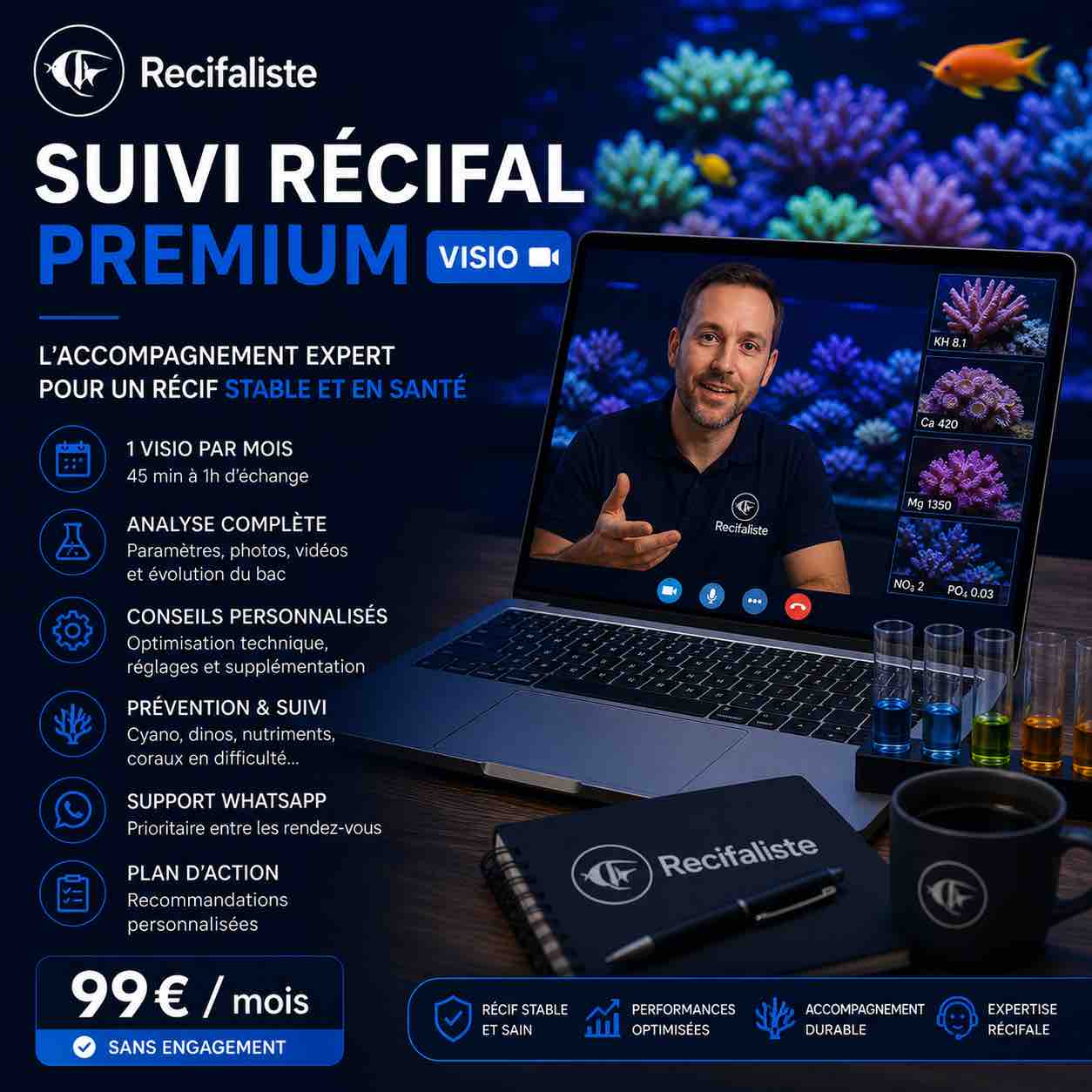 Suivi Récifal Premium – Visio